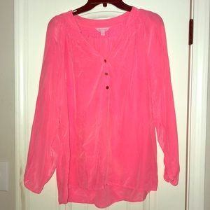 Thin long sleeve Lily Pulitzer top